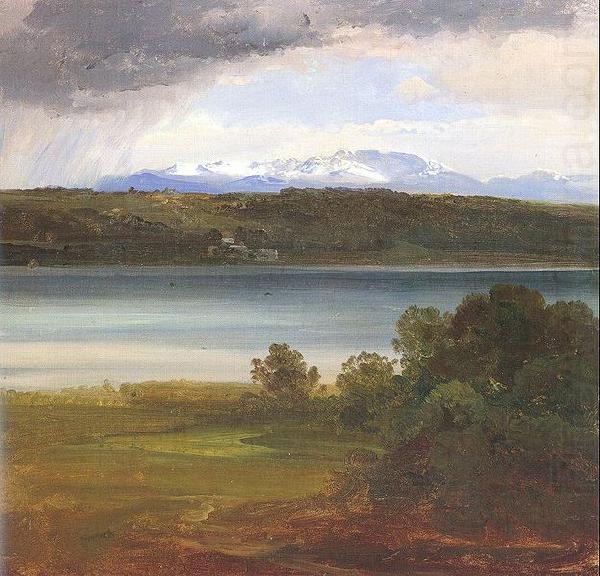 Christian Ernst Bernhard Morgenstern View Across Lake Starnberg to the Benedikte china oil painting image